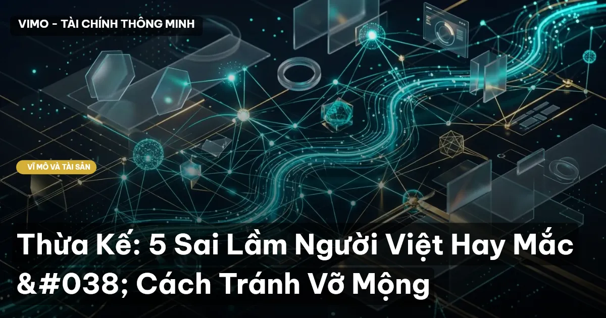Thừa Kế: 5 Sai Lầm Người Việt Hay Mắc & Cách Tránh Vỡ Mộng