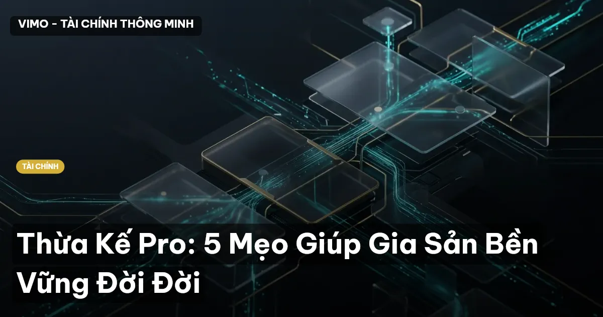 Thừa Kế Pro: 5 Mẹo Giúp Gia Sản Bền Vững Đời Đời
