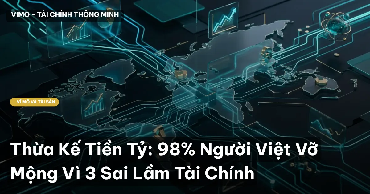 Thừa Kế Tiền Tỷ: 98% Người Việt Vỡ Mộng Vì 3 Sai Lầm Tài Chính