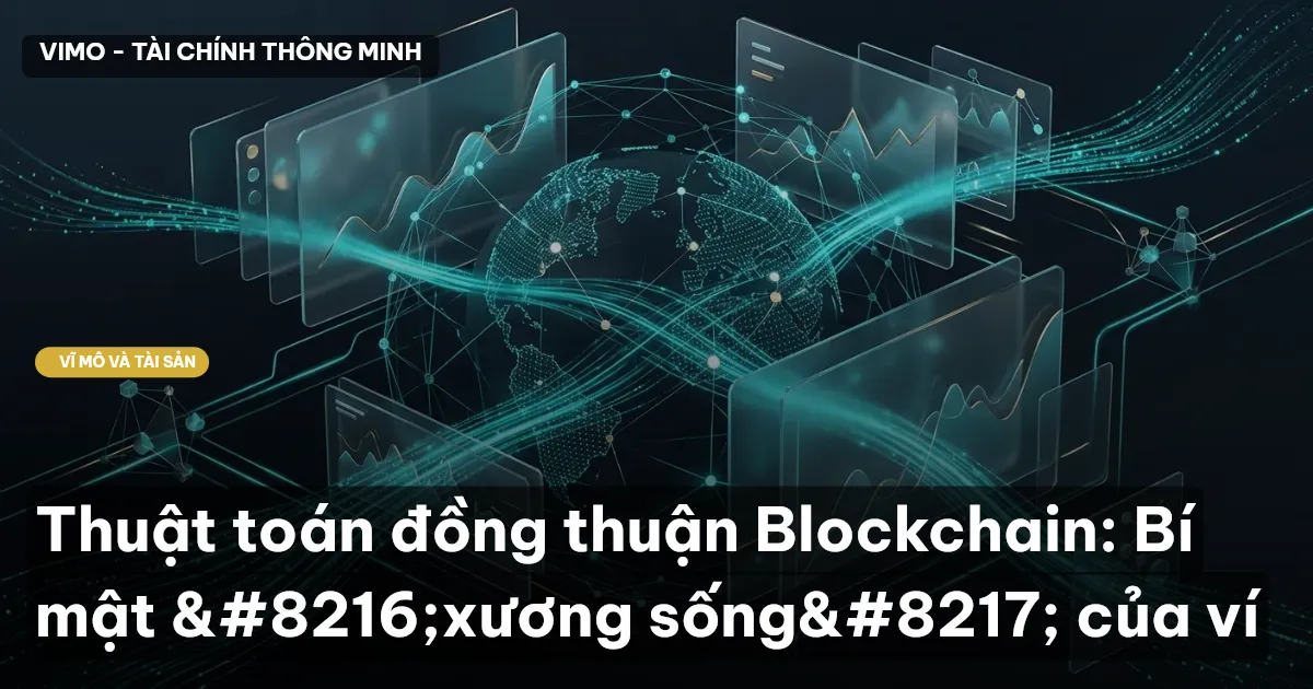 Thuật toán đồng thuận Blockchain: Bí mật ‘xương sống’ của ví