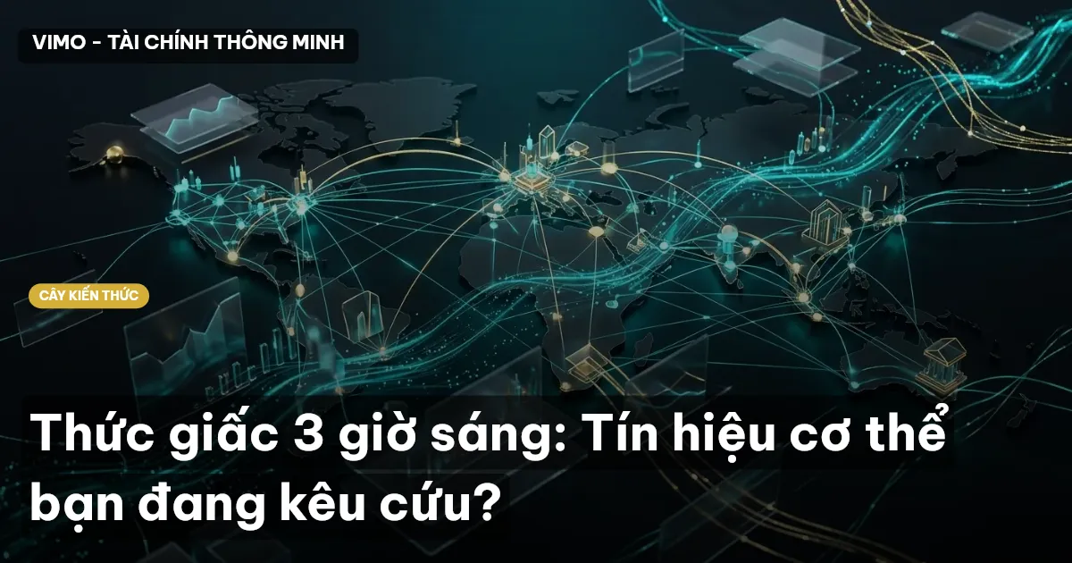 Thức giấc 3 giờ sáng: Tín hiệu cơ thể bạn đang kêu cứu?