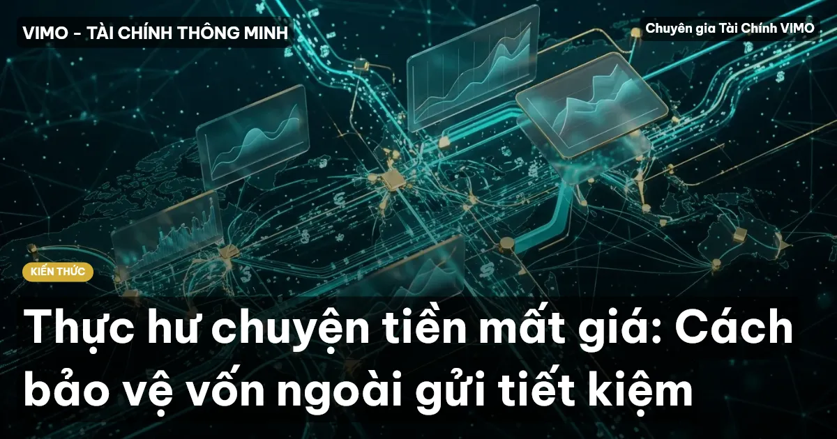 Thực hư chuyện tiền mất giá: Cách bảo vệ vốn ngoài gửi tiết kiệm