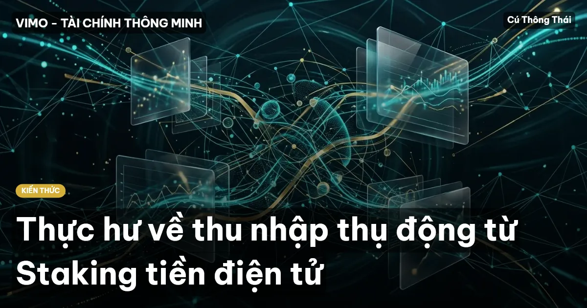 Thực hư về thu nhập thụ động từ Staking tiền điện tử