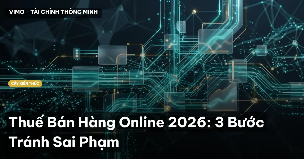 Thuế Bán Hàng Online 2026: 3 Bước Tránh Sai Phạm