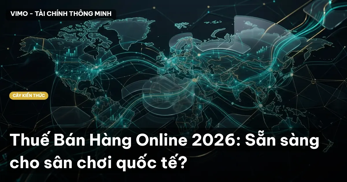 Thuế Bán Hàng Online 2026: Sẵn sàng cho sân chơi quốc tế?