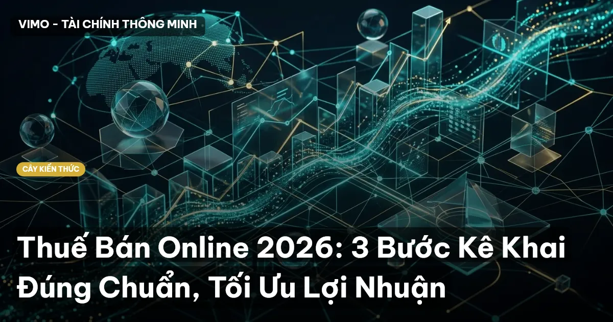 Thuế Bán Online 2026: 3 Bước Kê Khai Đúng Chuẩn, Tối Ưu Lợi Nhuận
