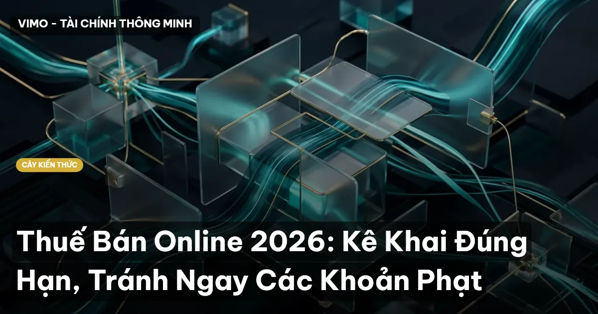 Thuế Bán Online 2026: Kê Khai Đúng Hạn, Tránh Ngay Các Khoản Phạt