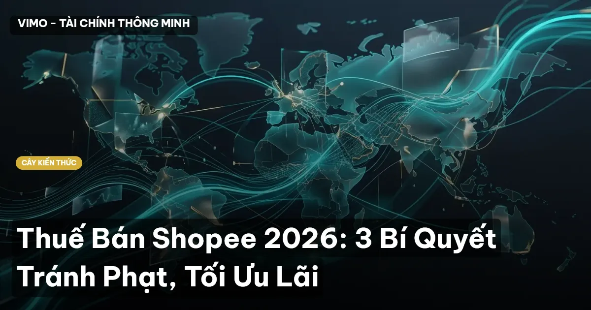 Thuế Bán Shopee 2026: 3 Bí Quyết Tránh Phạt, Tối Ưu Lãi