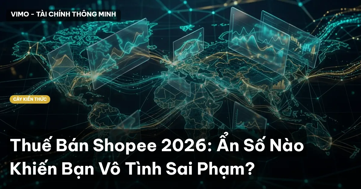 Thuế Bán Shopee 2026: Ẩn Số Nào Khiến Bạn Vô Tình Sai Phạm?