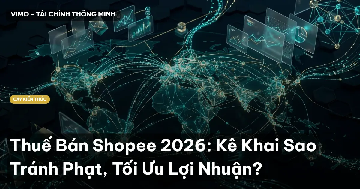 Thuế Bán Shopee 2026: Kê Khai Sao Tránh Phạt, Tối Ưu Lợi Nhuận?