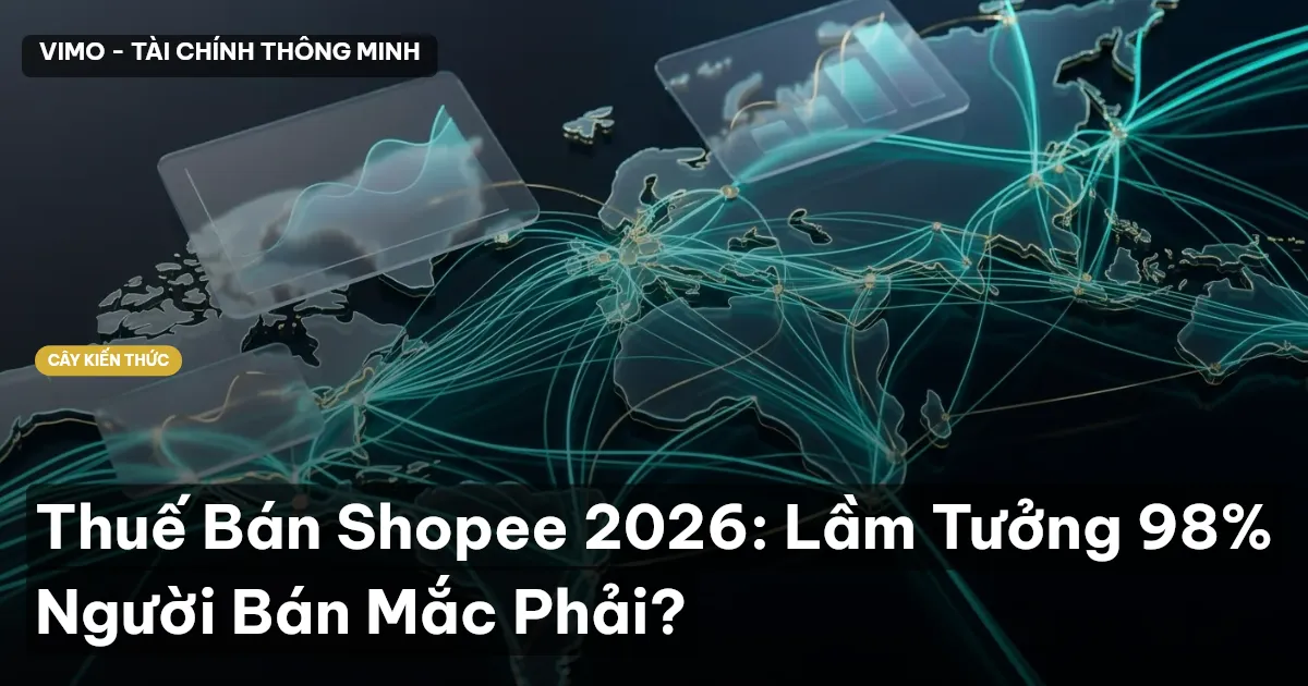 Thuế Bán Shopee 2026: Lầm Tưởng 98% Người Bán Mắc Phải?
