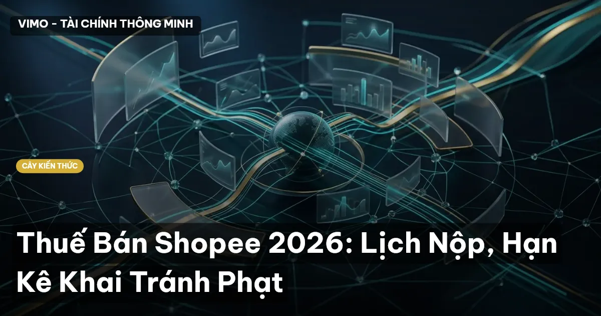 Thuế Bán Shopee 2026: Lịch Nộp, Hạn Kê Khai Tránh Phạt
