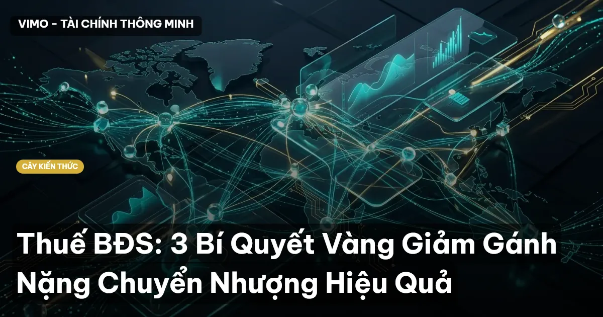 Thuế BĐS: 3 Bí Quyết Vàng Giảm Gánh Nặng Chuyển Nhượng Hiệu Quả