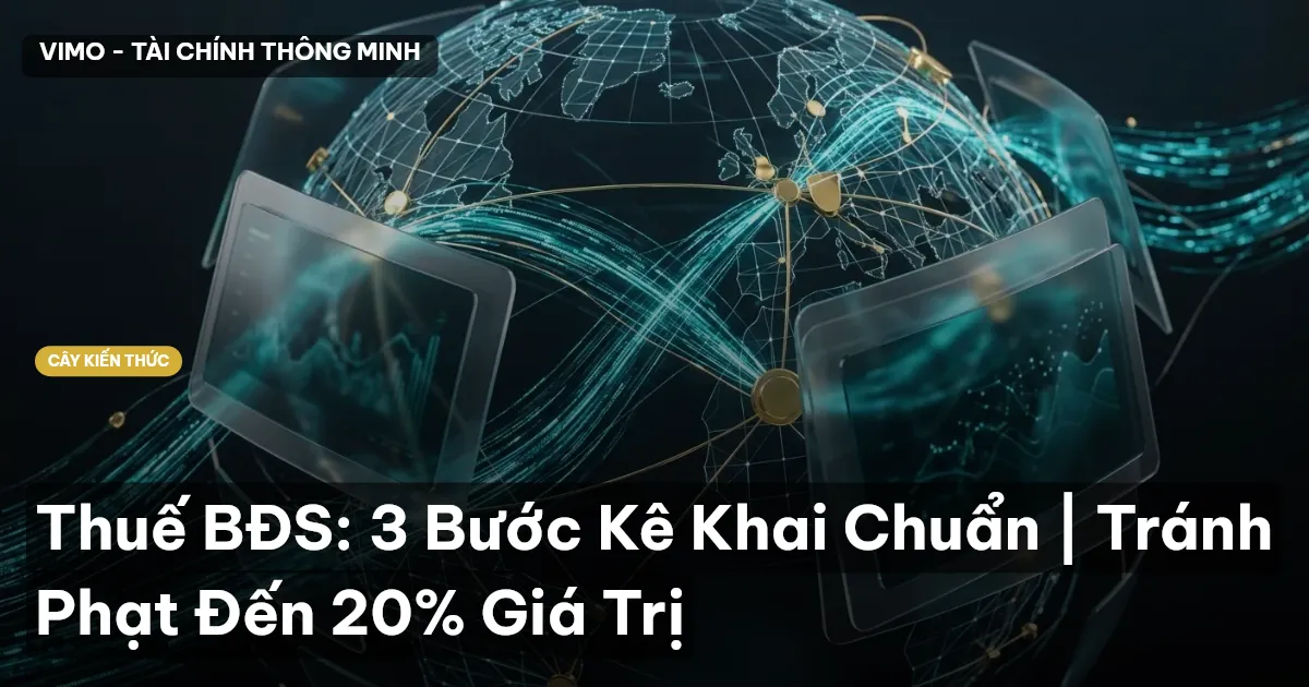 Thuế BĐS: 3 Bước Kê Khai Chuẩn | Tránh Phạt Đến 20% Giá Trị