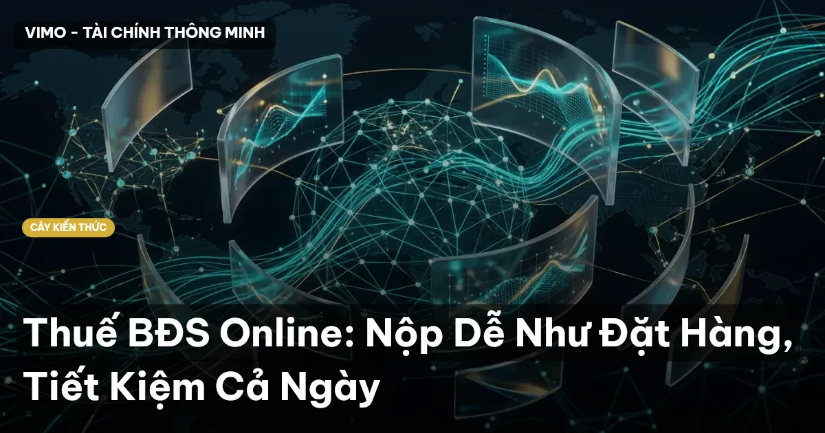 Thuế BĐS Online: Nộp Dễ Như Đặt Hàng, Tiết Kiệm Cả Ngày