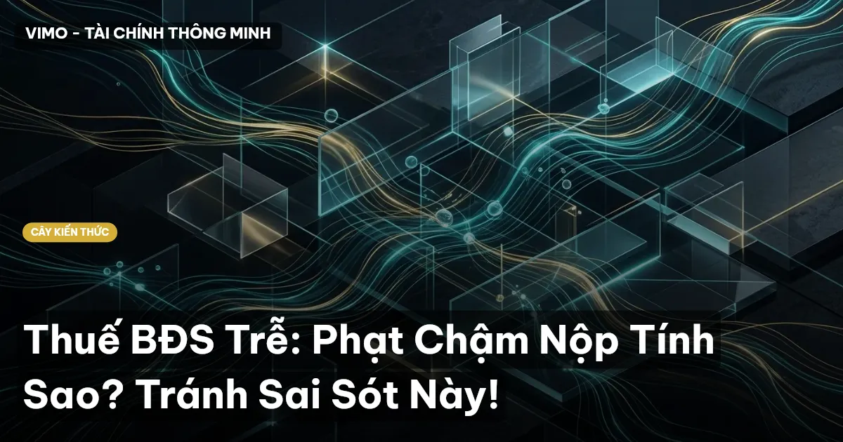 Thuế BĐS Trễ: Phạt Chậm Nộp Tính Sao? Tránh Sai Sót Này!