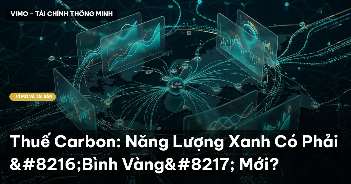 Thuế Carbon: Năng Lượng Xanh Có Phải ‘Bình Vàng’ Mới?