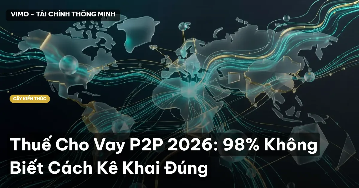 Thuế Cho Vay P2P 2026: 98% Không Biết Cách Kê Khai Đúng