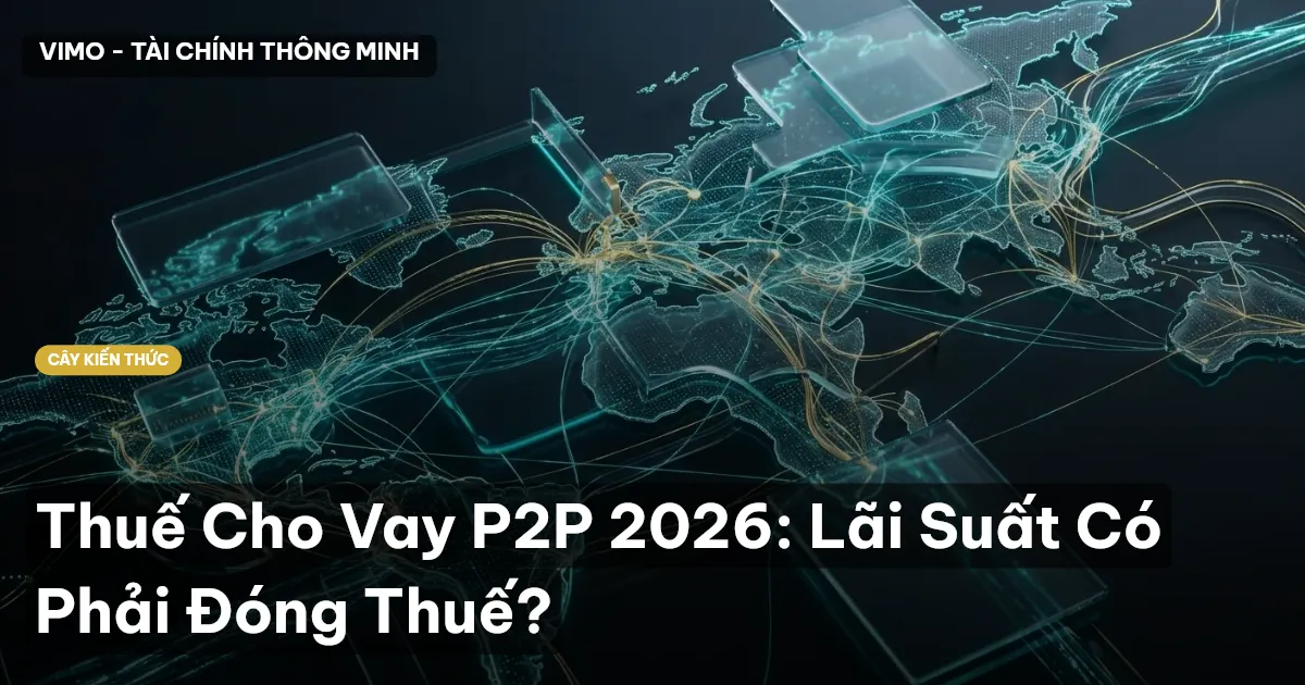 Thuế Cho Vay P2P 2026: Lãi Suất Có Phải Đóng Thuế?