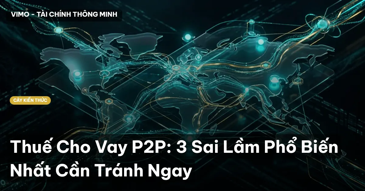 Thuế Cho Vay P2P: 3 Sai Lầm Phổ Biến Nhất Cần Tránh Ngay