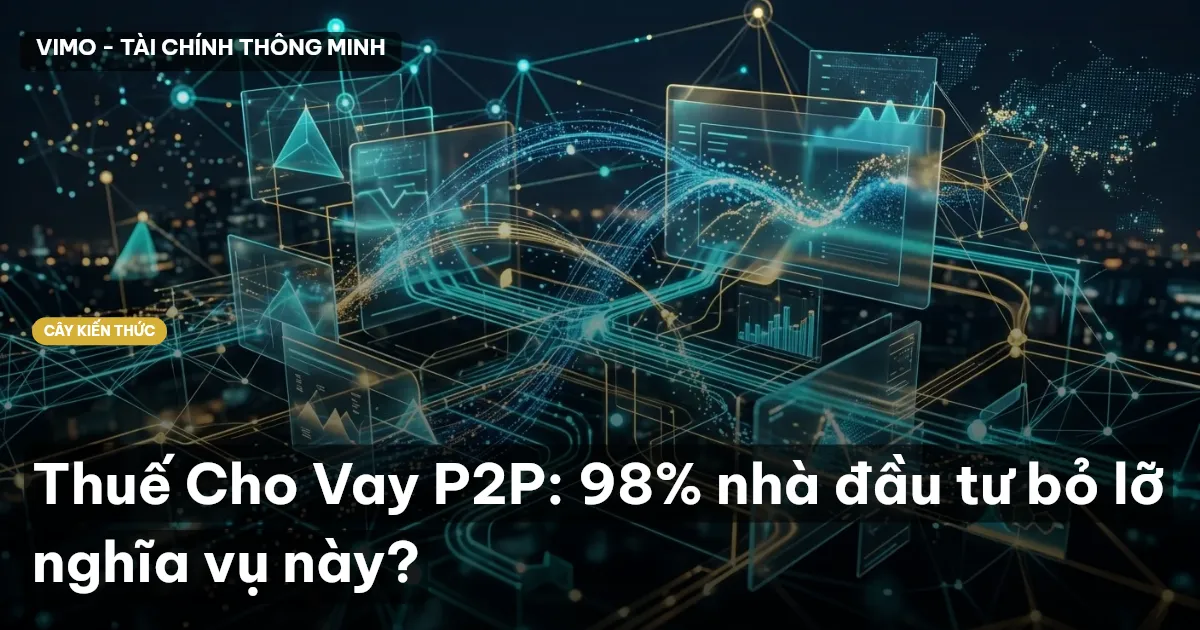 Thuế Cho Vay P2P: 98% nhà đầu tư bỏ lỡ nghĩa vụ này?