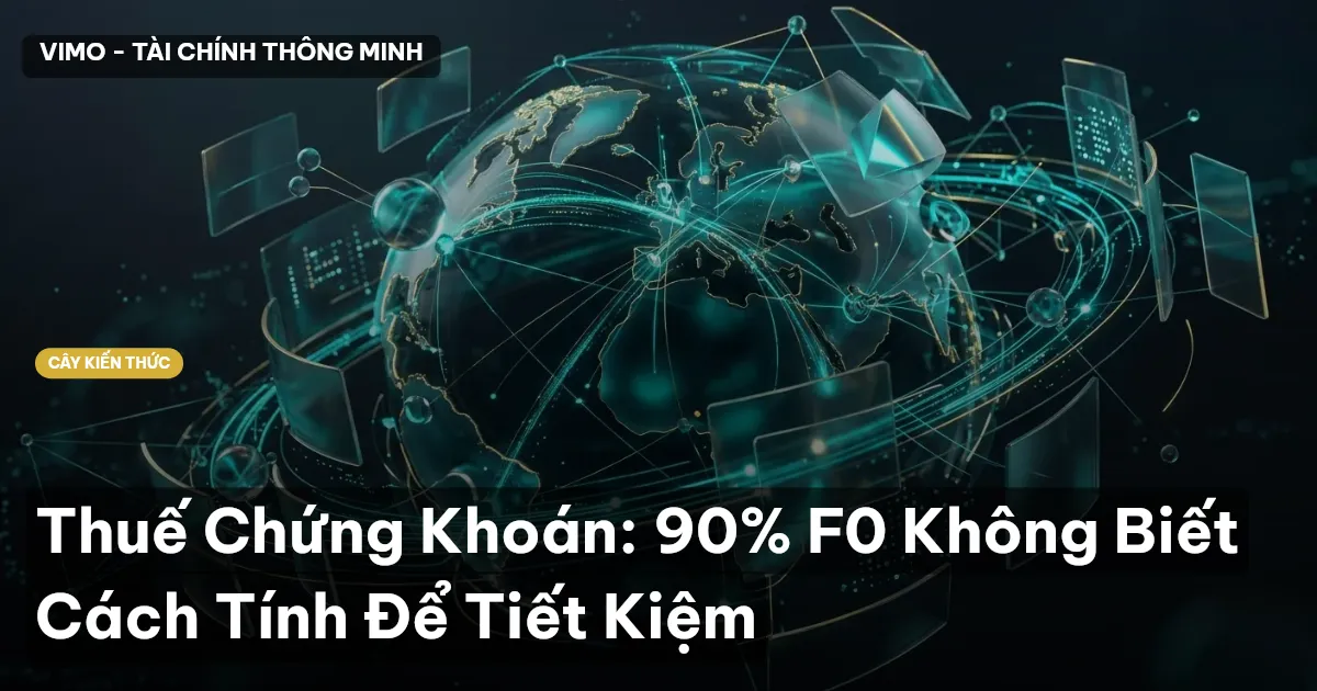 Thuế Chứng Khoán: 90% F0 Không Biết Cách Tính Để Tiết Kiệm
