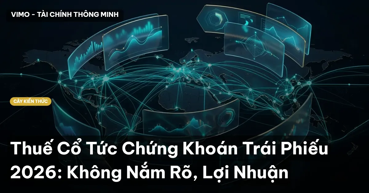 Thuế Cổ Tức Chứng Khoán Trái Phiếu 2026: Không Nắm Rõ, Lợi Nhuận