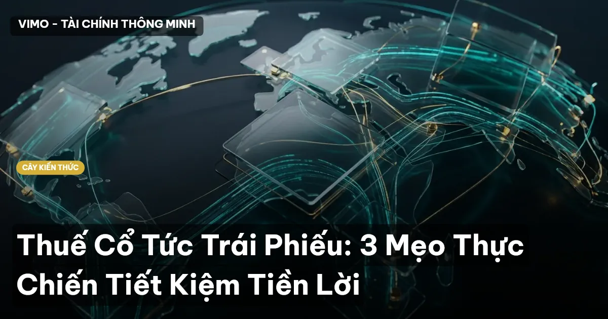 Thuế Cổ Tức Trái Phiếu: 3 Mẹo Thực Chiến Tiết Kiệm Tiền Lời