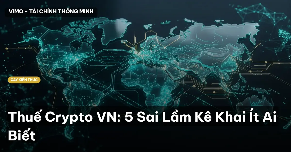 Thuế Crypto VN: 5 Sai Lầm Kê Khai Ít Ai Biết