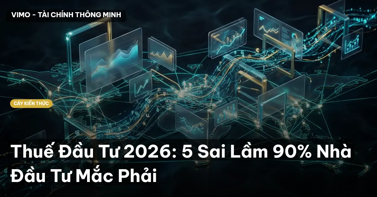 Thuế Đầu Tư 2026: 5 Sai Lầm 90% Nhà Đầu Tư Mắc Phải