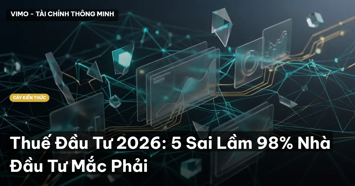 Thuế Đầu Tư 2026: 5 Sai Lầm 98% Nhà Đầu Tư Mắc Phải