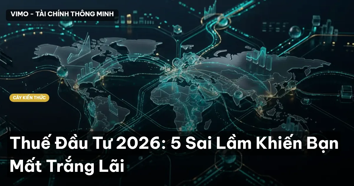 Thuế Đầu Tư 2026: 5 Sai Lầm Khiến Bạn Mất Trắng Lãi