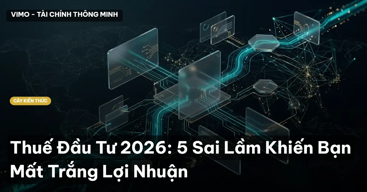 Thuế Đầu Tư 2026: 5 Sai Lầm Khiến Bạn Mất Trắng Lợi Nhuận
