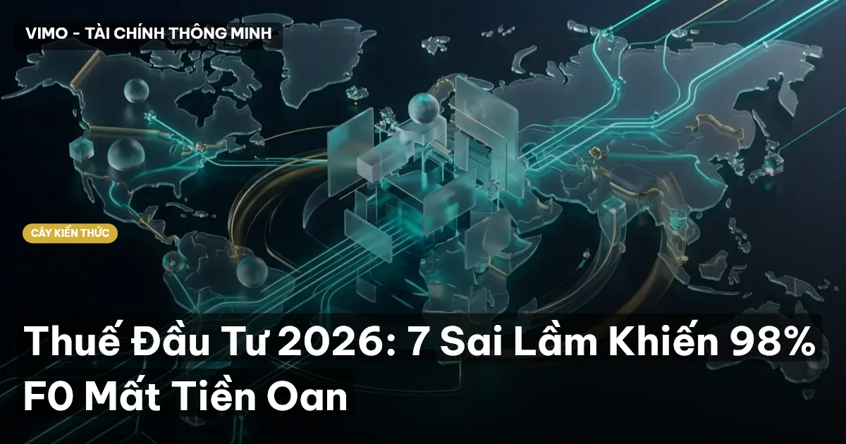 Thuế Đầu Tư 2026: 7 Sai Lầm Khiến 98% F0 Mất Tiền Oan