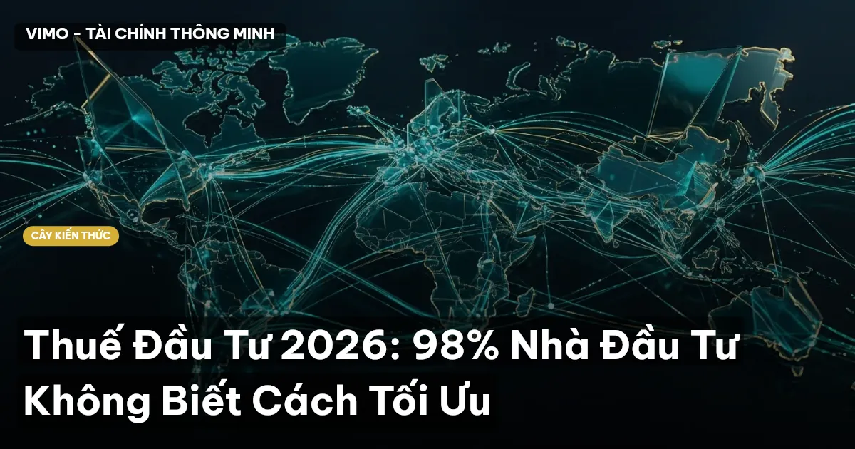 Thuế Đầu Tư 2026: 98% Nhà Đầu Tư Không Biết Cách Tối Ưu