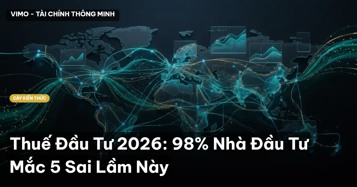Thuế Đầu Tư 2026: 98% Nhà Đầu Tư Mắc 5 Sai Lầm Này
