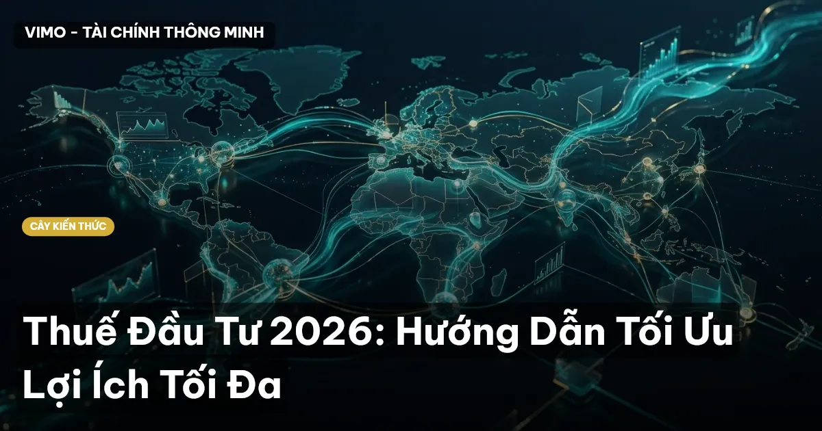 Thuế Đầu Tư 2026: Hướng Dẫn Tối Ưu Lợi Ích Tối Đa