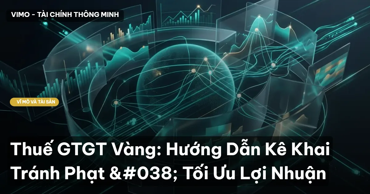 Thuế GTGT Vàng: Hướng Dẫn Kê Khai Tránh Phạt & Tối Ưu Lợi Nhuận