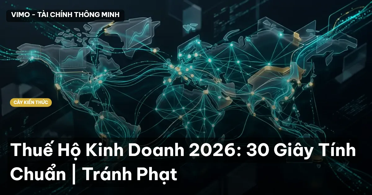 Thuế Hộ Kinh Doanh 2026: 30 Giây Tính Chuẩn | Tránh Phạt