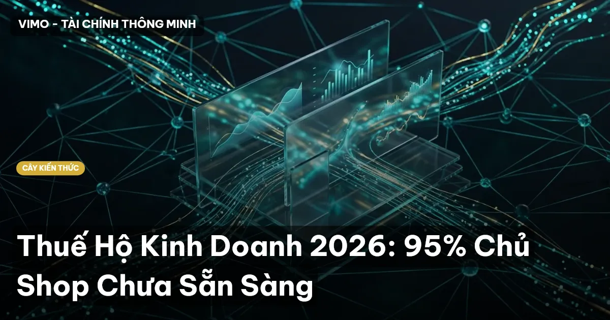 Thuế Hộ Kinh Doanh 2026: 95% Chủ Shop Chưa Sẵn Sàng