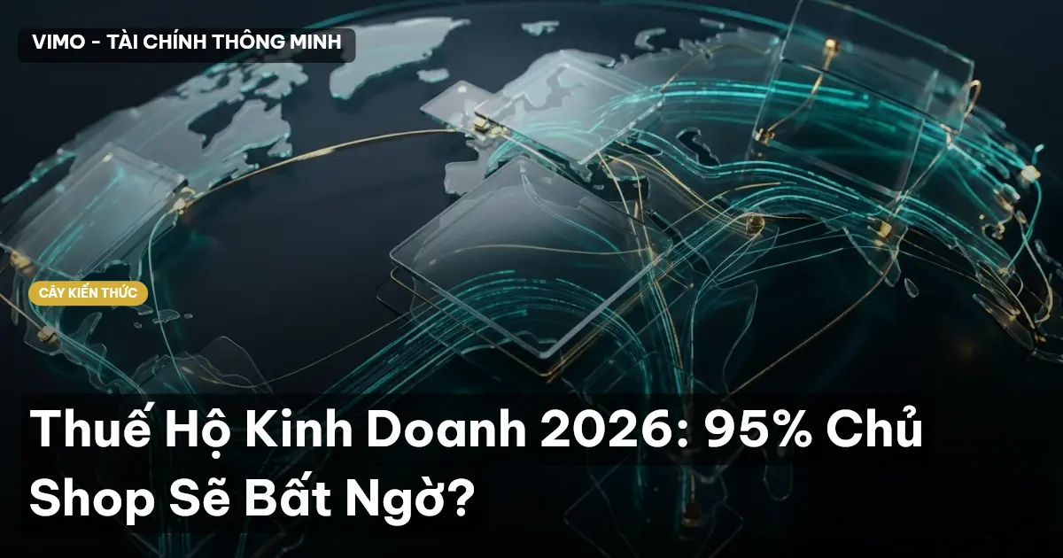 Thuế Hộ Kinh Doanh 2026: 95% Chủ Shop Sẽ Bất Ngờ?