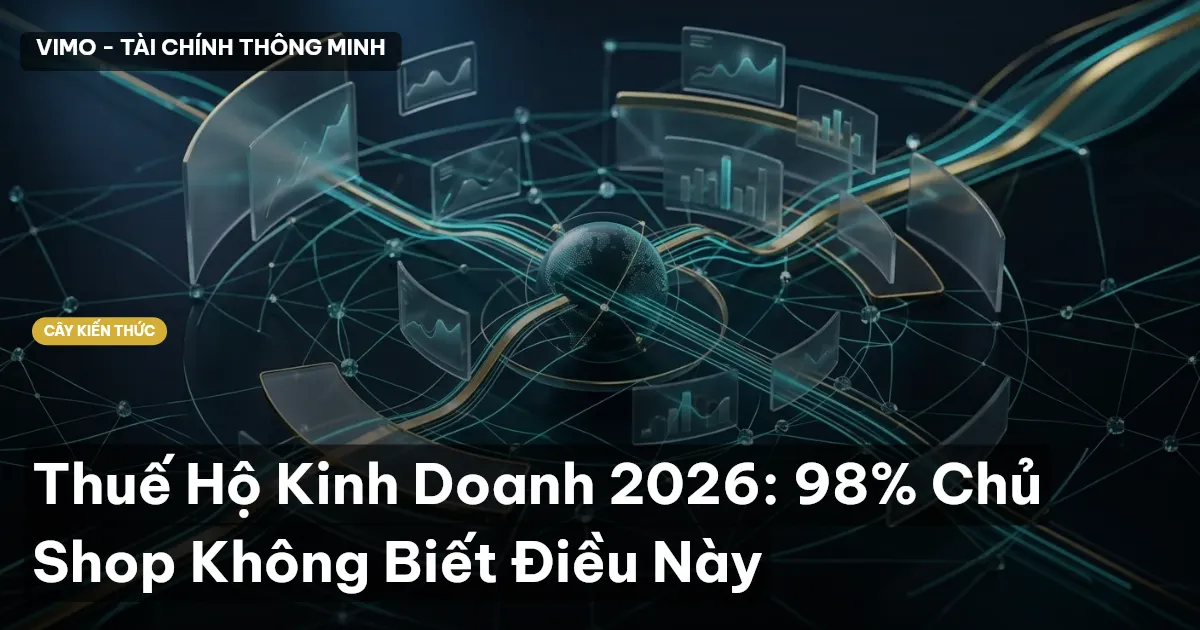 Thuế Hộ Kinh Doanh 2026: 98% Chủ Shop Không Biết Điều Này