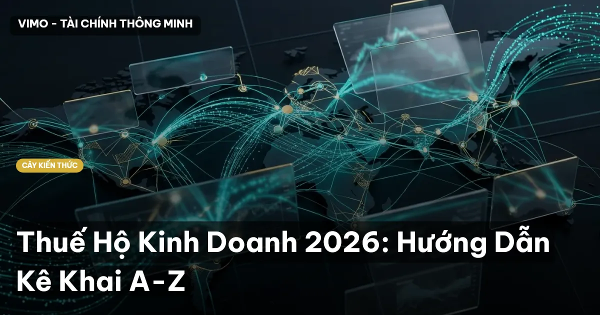 Thuế Hộ Kinh Doanh 2026: Hướng Dẫn Kê Khai A-Z