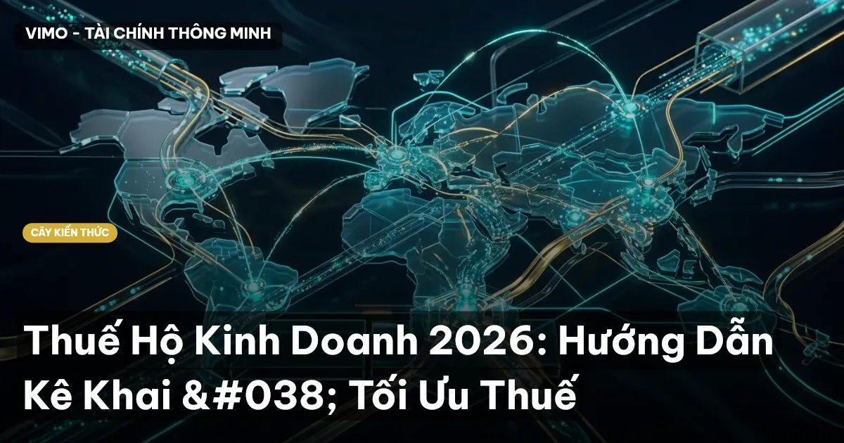 Thuế Hộ Kinh Doanh 2026: Hướng Dẫn Kê Khai & Tối Ưu Thuế