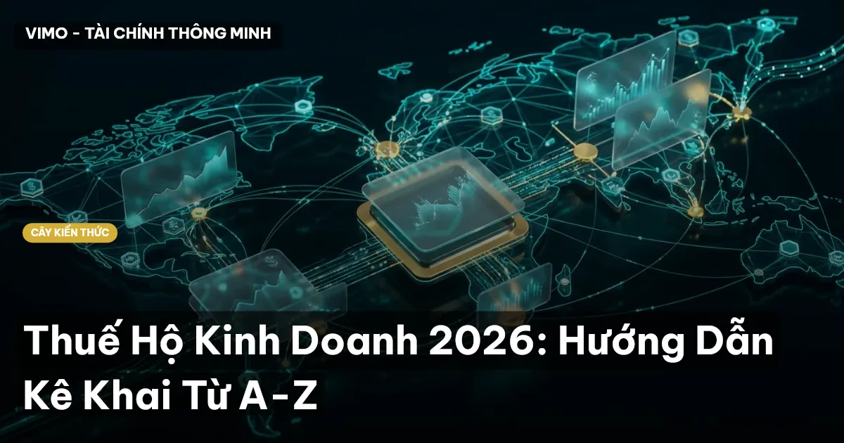 Thuế Hộ Kinh Doanh 2026: Hướng Dẫn Kê Khai Từ A-Z