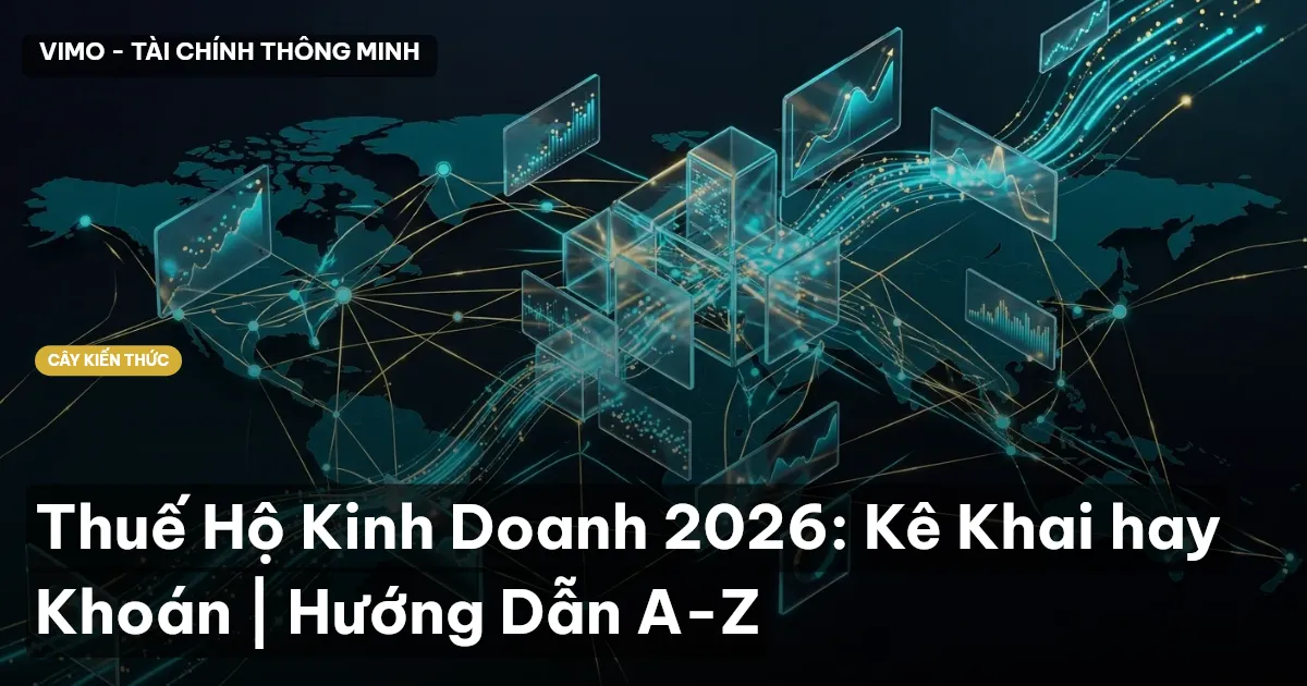 Thuế Hộ Kinh Doanh 2026: Kê Khai hay Khoán | Hướng Dẫn A-Z