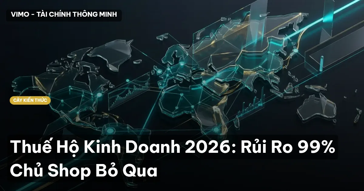 Thuế Hộ Kinh Doanh 2026: Rủi Ro 99% Chủ Shop Bỏ Qua