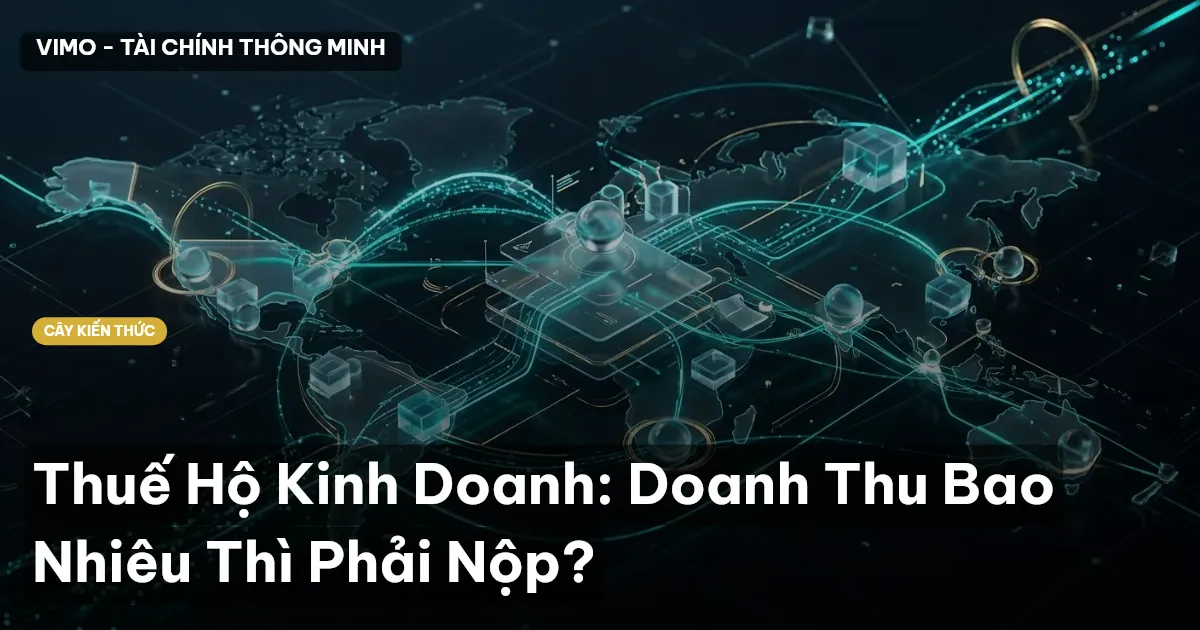 Thuế Hộ Kinh Doanh: Doanh Thu Bao Nhiêu Thì Phải Nộp?