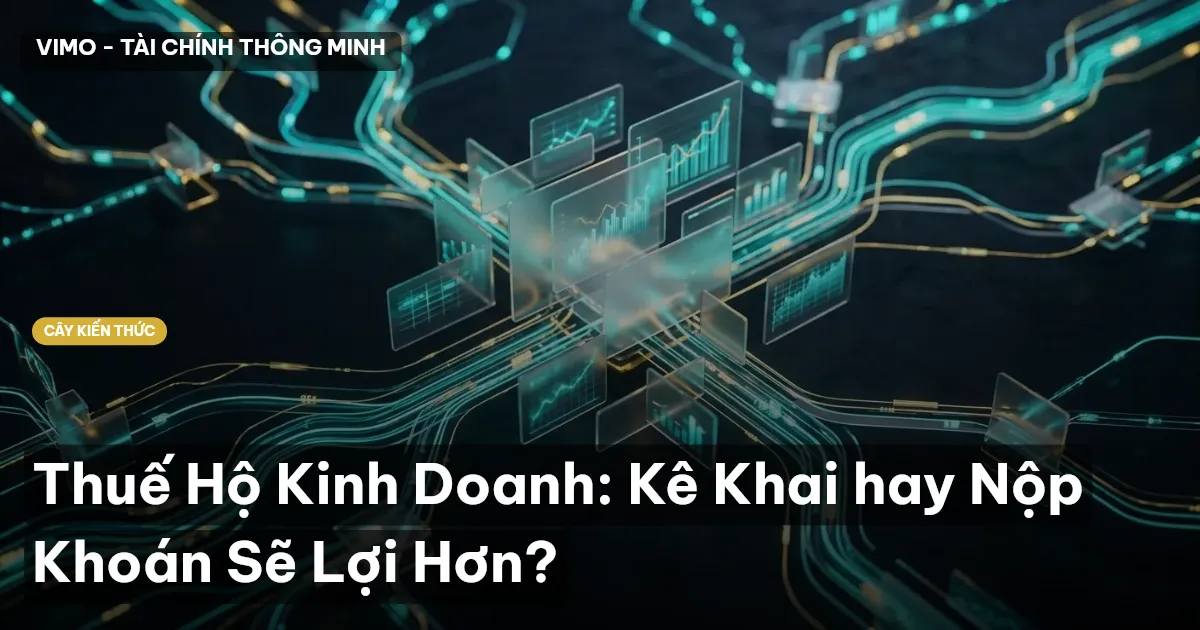 Thuế Hộ Kinh Doanh: Kê Khai hay Nộp Khoán Sẽ Lợi Hơn?