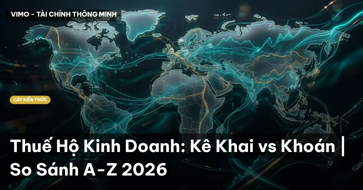 Thuế Hộ Kinh Doanh: Kê Khai vs Khoán | So Sánh A-Z 2026